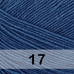 Пряжа YarnArt cotton soft 17 т.синий