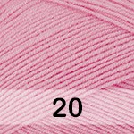 Пряжа YarnArt cotton soft 20 розовый