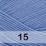Пряжа YarnArt cotton soft 15 т.голубой