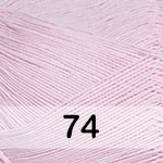 Пряжа YarnArt cotton soft 74 св.розовый