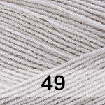 Пряжа YarnArt cotton soft 49 св.серый