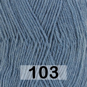 Пряжа Drops Fabel Uni Colour 103 серый синий