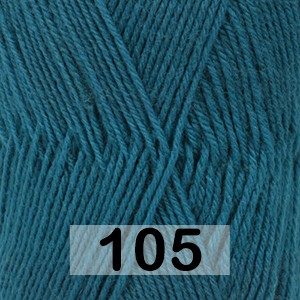 Пряжа Drops Fabel Uni Colour 105 бирюзовый