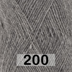 Пряжа Drops Fabel Uni Colour 200 серый