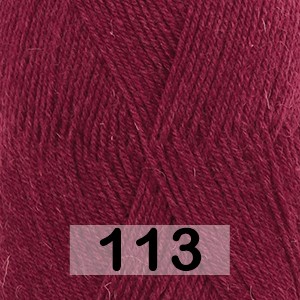 Пряжа Drops Fabel Uni Colour 113 рубиново-красный