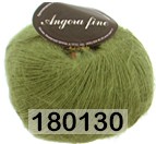 Пряжа Сеам Angora Fine 180130 т.зеленый