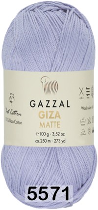 Пряжа Gazzal Giza Matte 125