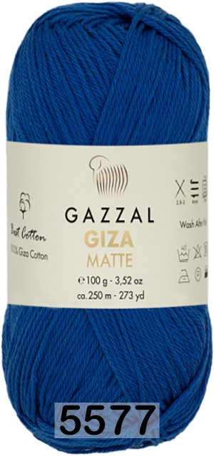 Пряжа Gazzal Giza Matte 125