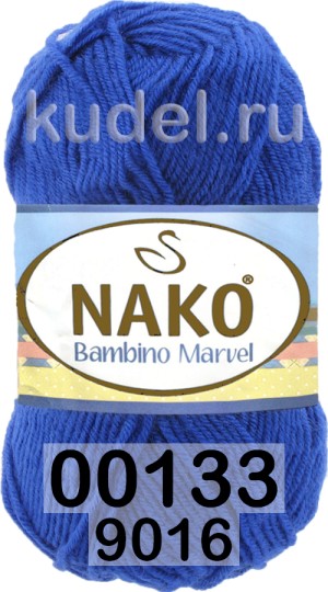 Пряжа Nako Bambino Marvel 00133(9016) василек