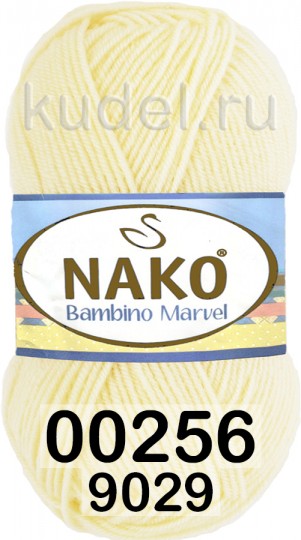 Пряжа Nako Bambino Marvel 00256 экрю