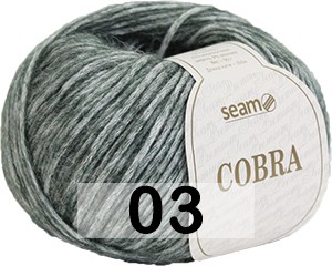 Пряжа Сеам Cobra 03 зеленый