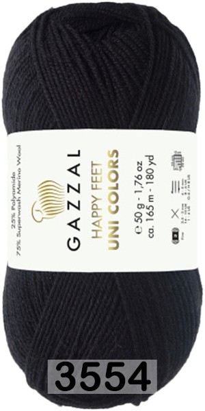 Пряжа Gazzal Happy Feet Unicolor
