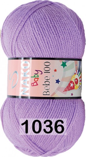 Пряжа Nako Bebe 100 01036 ФИАЛКА