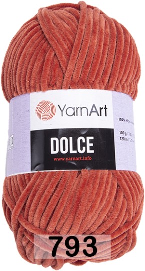 Пряжа YarnArt Dolce 793 марсала