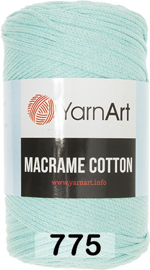 Пряжа YarnArt macrame cotton 775 мята