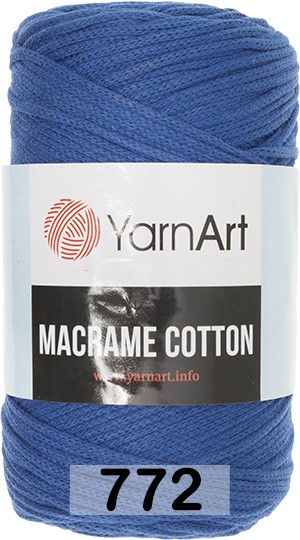 Пряжа YarnArt macrame cotton 772 василек