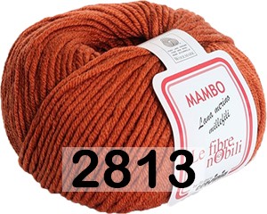 Пряжа Сеам Mambo 2813 КИРПИЧНЫЙ