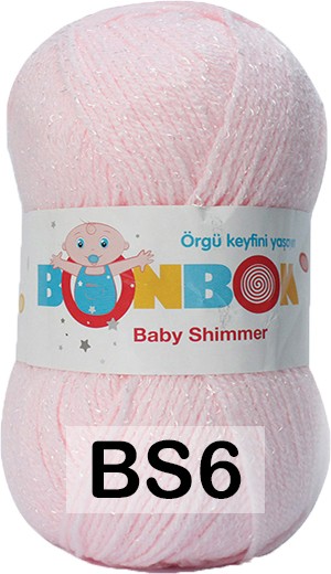 Пряжа Nako Bonbon Baby Shimmer bs6(98703) розовый