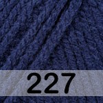 Пряжа YarnArt Elite 227 т.синий