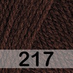 Пряжа YarnArt Elite 217 коричневый