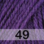 Пряжа YarnArt Elite 49 т.фиолетовый
