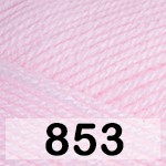 Пряжа YarnArt Elite 853 нежно розовый