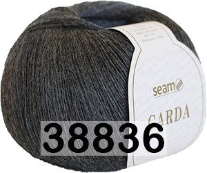 Пряжа Сеам GARDA 38836 т.серый