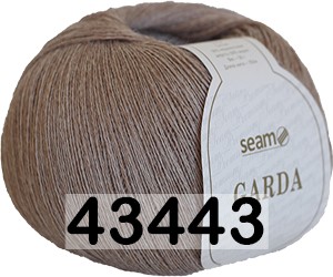 Пряжа Сеам GARDA 43443 беж-коричневый