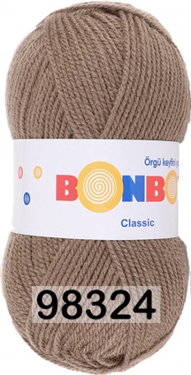 Пряжа Nako Bonbon Classic 98324 КАКАО