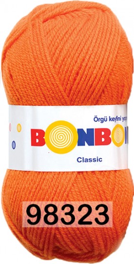 Пряжа Nako Bonbon Classic 98323 БЛЕДНО-ОРАНЖЕВЫЙ