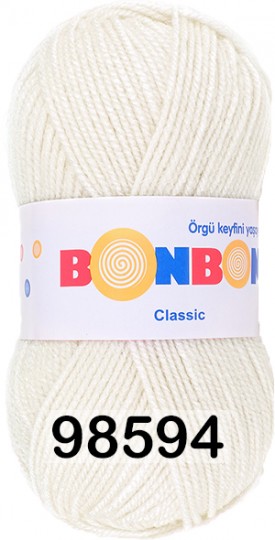 Пряжа Nako Bonbon Classic 98594 СВЕЧА