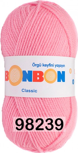 Пряжа Nako Bonbon Classic 98239 РОЗОВЫЙ