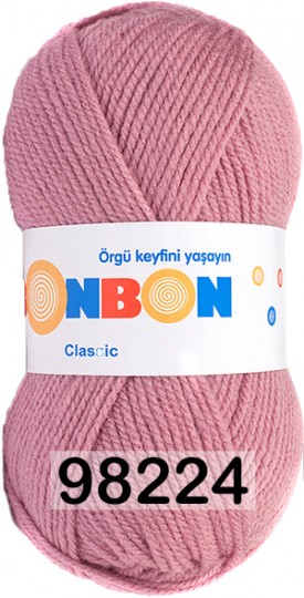 Пряжа Nako Bonbon Classic 98224 лиловый