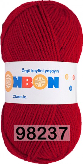 Пряжа Nako Bonbon Classic 98237 РУБИН