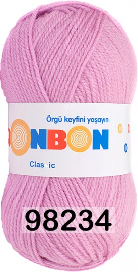 Пряжа Nako Bonbon Classic 98234 СВ. ОРХИДЕЯ