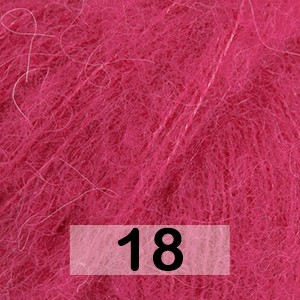 Пряжа Drops Brushed Alpaca Silk Uni Colour 18 св.вишневый