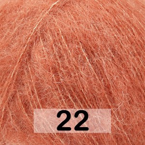 Пряжа Drops Brushed Alpaca Silk Uni Colour 22 оранжевый