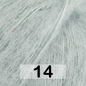 Пряжа Drops Brushed Alpaca Silk Uni Colour 14 св.серо-голубой