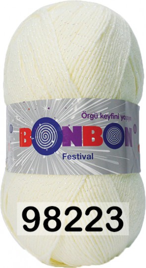Пряжа Nako Bonbon Festival 98223 молочный