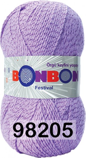 Пряжа Nako Bonbon Festival 98205 сирень