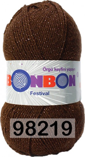 Пряжа Nako Bonbon Festival 98219 шоколад