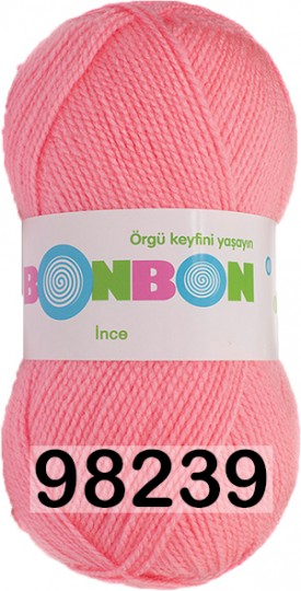 Пряжа Nako Bonbon Ince 98239 розовый