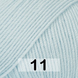 Пряжа Drops Baby Merino Uni Colour 11 голубой лед