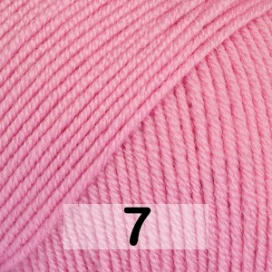 Пряжа Drops Baby Merino Uni Colour 7 розовый