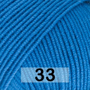 Пряжа Drops Baby Merino Uni Colour 33 электрический синий