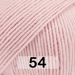 Пряжа Drops Baby Merino Uni Colour 54 порошок розовый