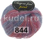 Пряжа Сеам Angora Fine Print 844 СИН.ФИОЛЕТ.СВ.СИНИЙ.СИРЕН.КОРАЛЛ.