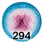 294 БИРЮЗ.ГОЛУБ. РОЗОВЫЙ