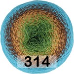 314 ЯР.ГОЛУБ.КОРИЧН.ЗЕЛЕН.
