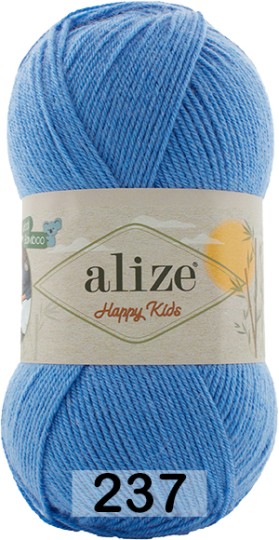 Пряжа Alize Happy Kids 237 голубой